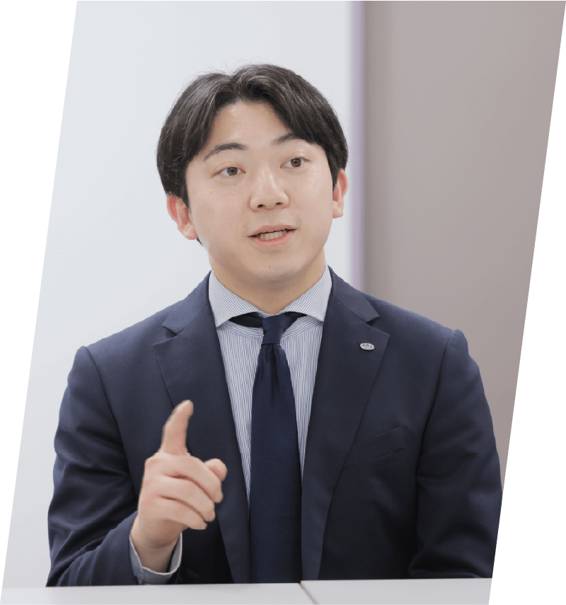 「チーム全体で成果を出すことを大切に。一人で抱え込まず、挑戦できます。